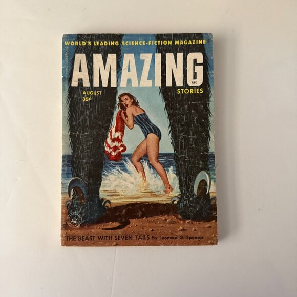 Amazing Stories August Science-Fiction Magazine 1959 - Picture 1 of 2